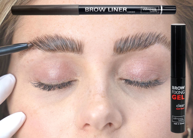 Brow lifting instructions - step 11